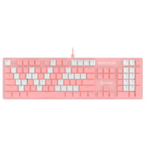 Клавиатура A4Tech Bloody B800 Dual Color механическая розовый/белый USB for gamer LED